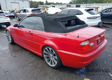 2003 BMW M3 z USA, uszkodzony, nr VIN WBSBR93443PK02409